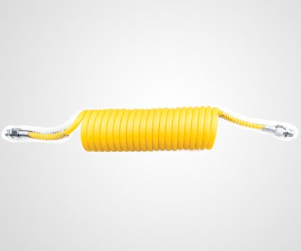 Brake Air Hose Pe (Polyethylene) Yellow Metal Spring