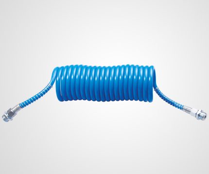 Brake Air Hose Pe (Polyethylene) Blue Metal Spring