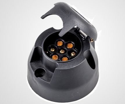 Electric Socket Plastic 7 Pin 12V